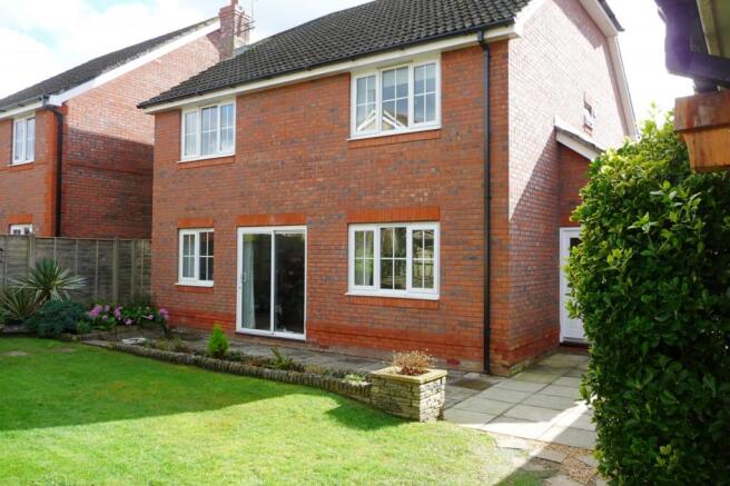 Rear of property