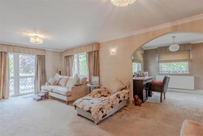 Living room and study
