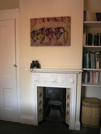 Bedroom 2 fireplace