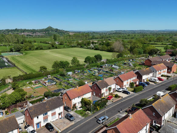 View to Glastonbury Tor