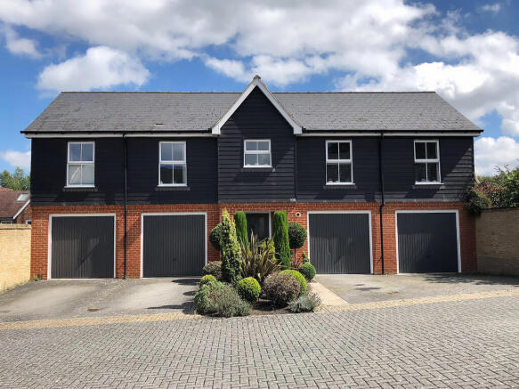 Front of coach house