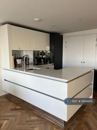 Modern Kitchen With Wine Fridge