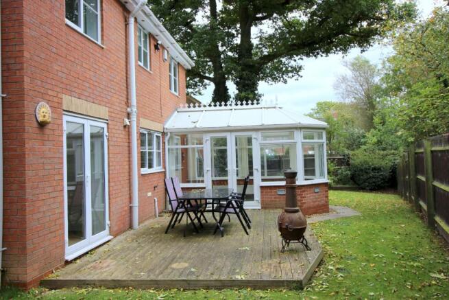 Rear of property