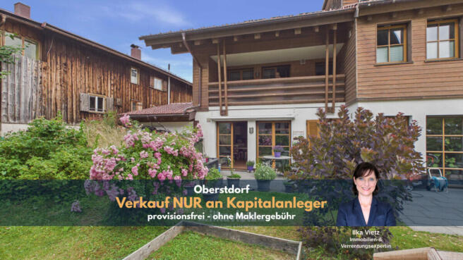 Oberstdorf - Erdgeschoss-Wohnung mit Garten im Zentrum
