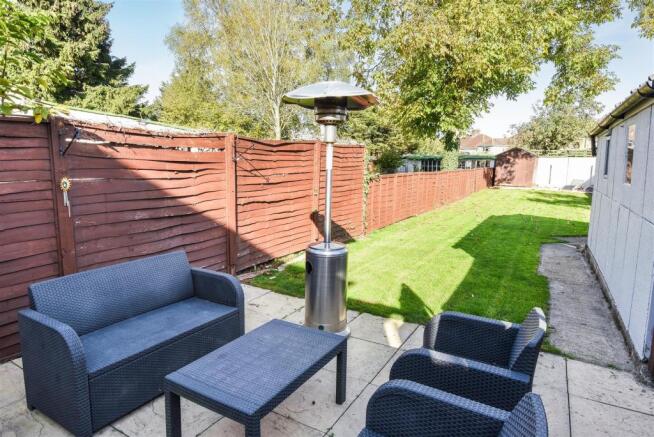 Rear Garden With Pat