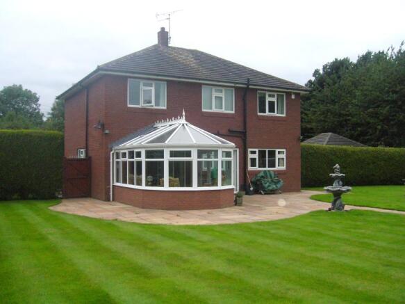 rear of house