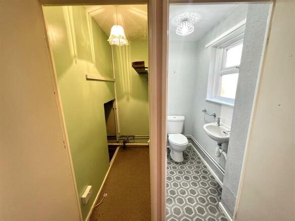 Downstairs WC and Understairs Storage