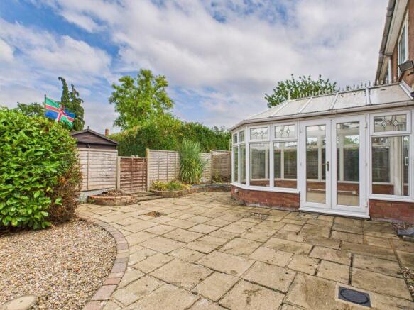 Rear Garden/Patio Area