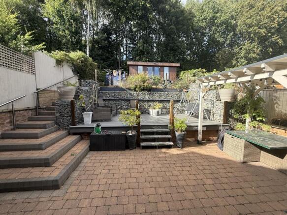 The rear garden