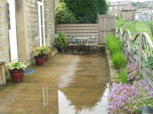 Rear garden
