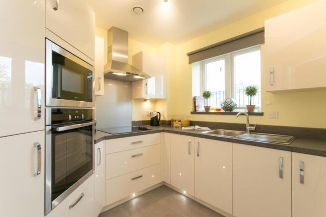 Show apartment kitchen
