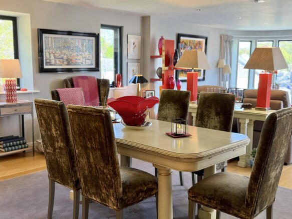 Large dining area