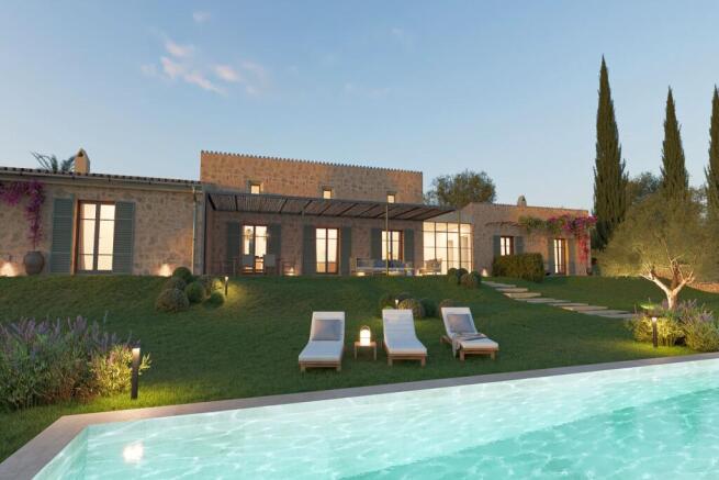 Finca project with pool and Mediterranean garden