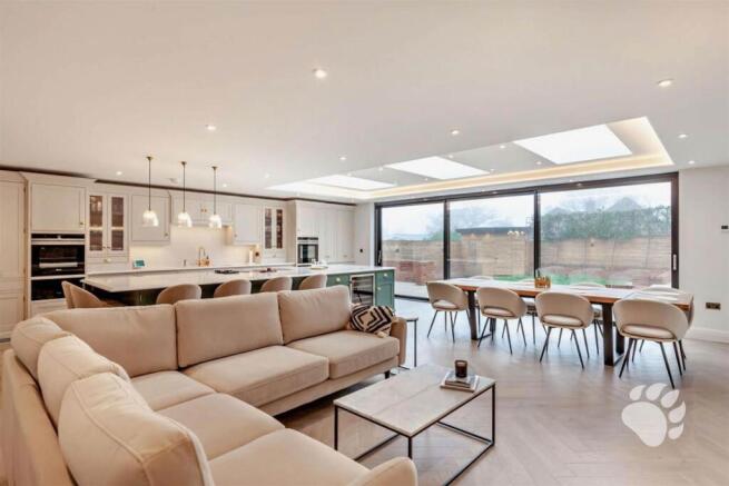 Kitchen/Living/Dining Area