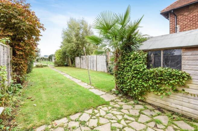 rear garden + patio