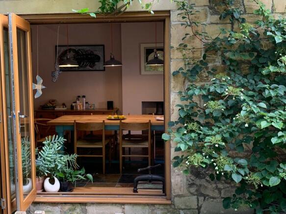 View into dining ...