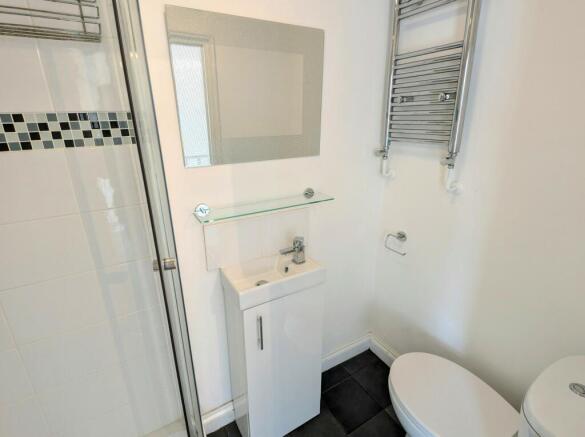Upstairs shower room
