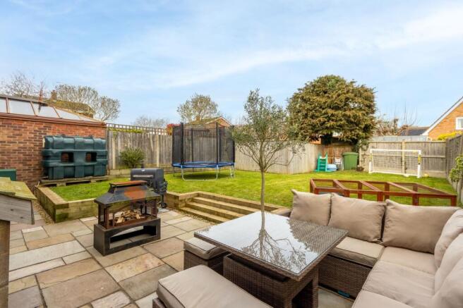Garden seating area