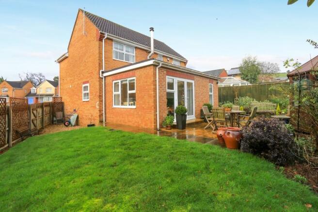 Rear of property