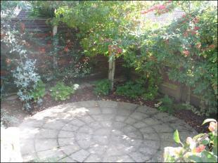 Sunken terrace