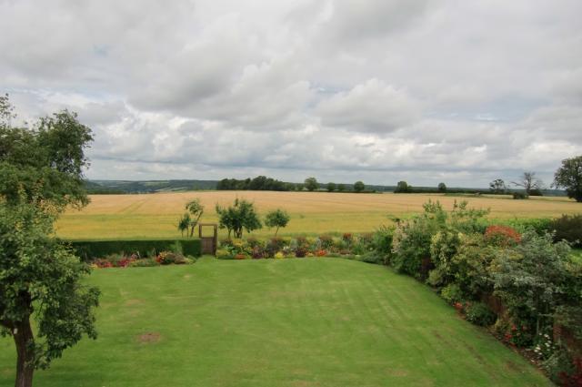 Gardens and view