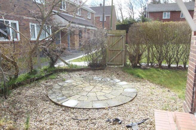 Rear Paved Area