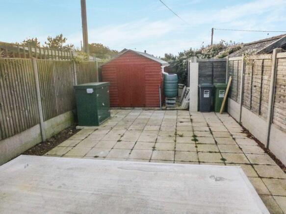 Paved area and...