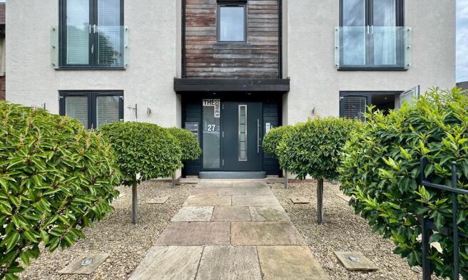 Secure main entrance