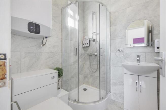 Fully tiled bathroom