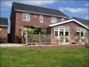 Rear of property