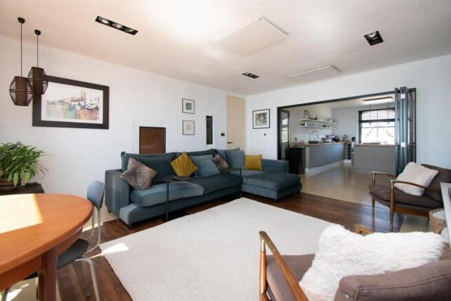 Open plan living space