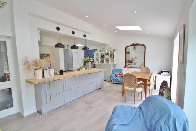 Open Plan Kitchen Dining Area