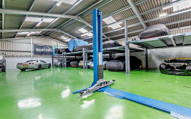 Inside Shed