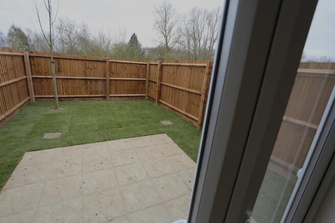 Rear garden