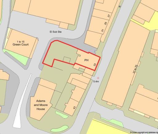 NOT TO SCALE FOR INFORMATION ONLY © ES100004608