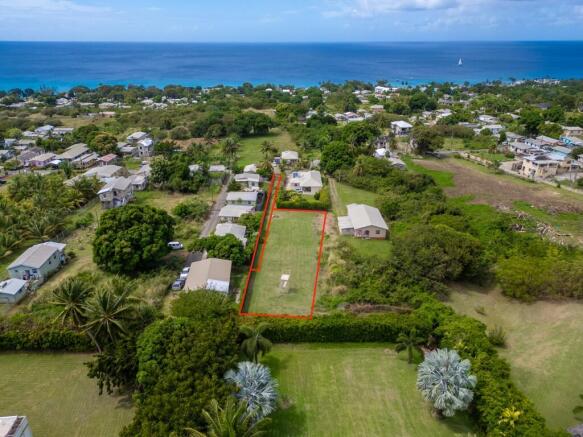 Aerial photo of site