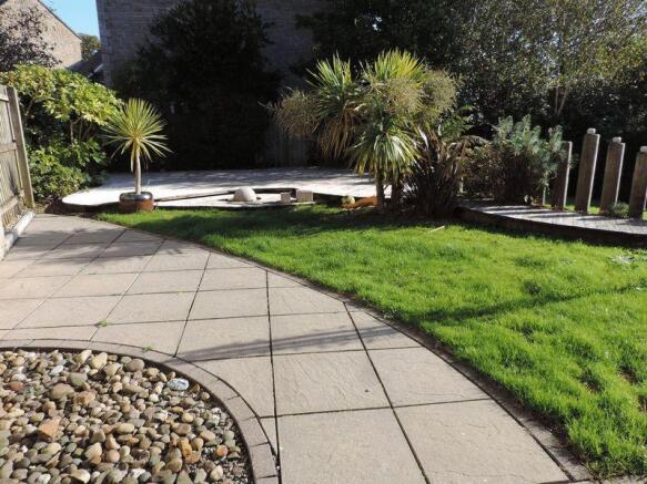 Rear garden and...