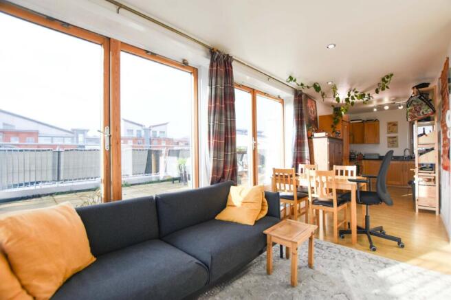 Open Plan Lounge Dining Kitchen: