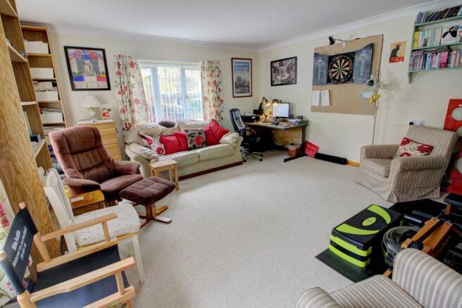 Reception/bedroom (converted garage)