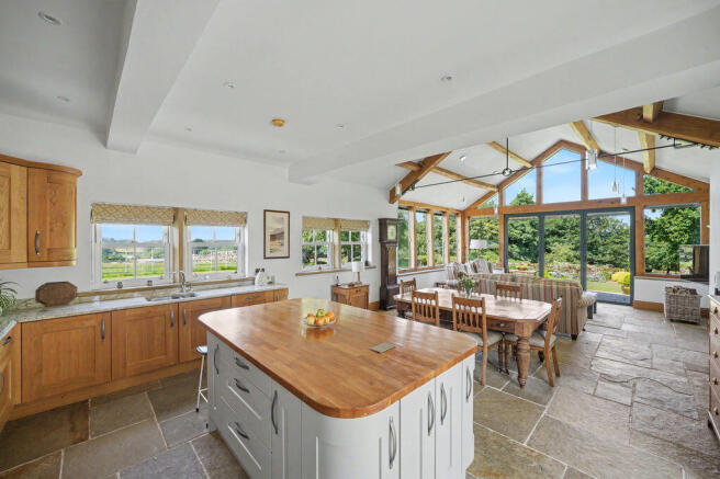 Open plan living kitchen