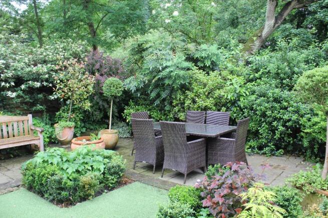 Outdoor dining area