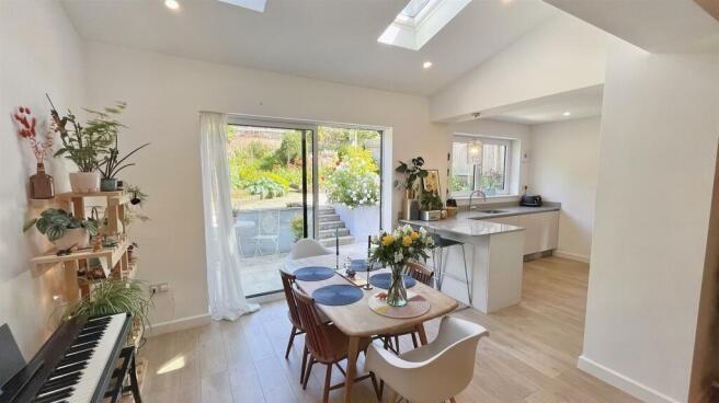 Open Plan Lliving/Kitchen and Dining Room