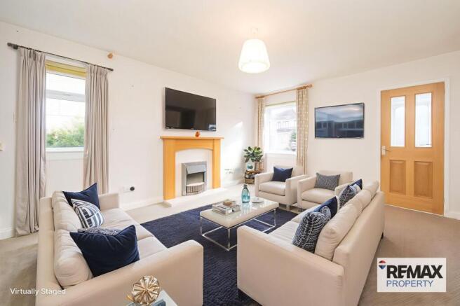 Virtually Staged Lounge