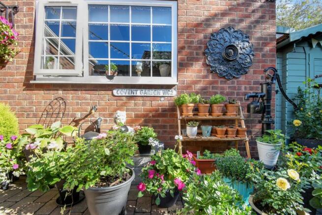 Rear courtyard