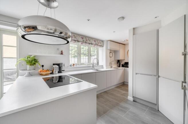 Open-plan kitchen