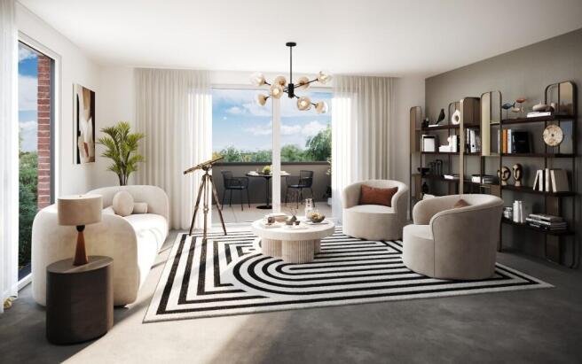 Living room CGI