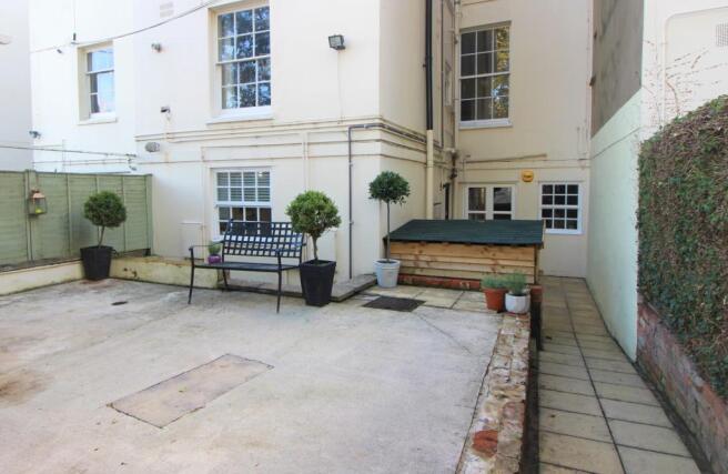 Private Courtyard and Apartment Entrance