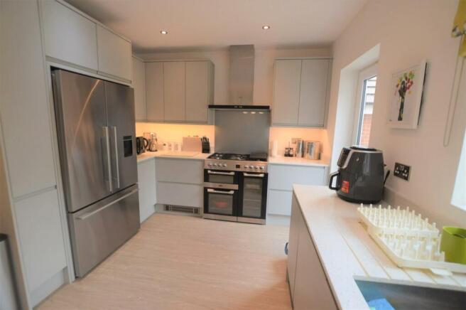 Open plan kitchen/dining room