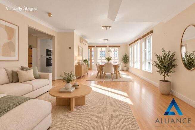 3-bed flat on Brightlingsea Place, London, E14, £880,000