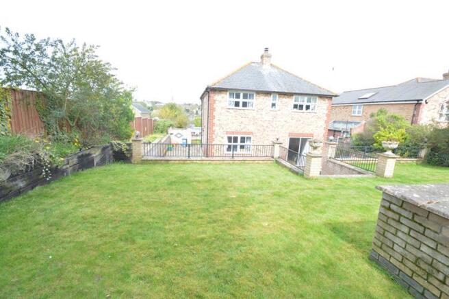 Rear of property